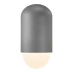 Nordlux Heka Wandlamp Aluminium Grijs | IP54 - Geschikt voor E27