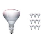Voordeelpak 10x Philips  BR125 E27 Reflector 250W | Infrared 