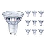 Voordeelpak 10x Philips Corepro LED Spot GU10 PAR16 4W 345lm 36D - 830 Warm Wit | Vervangt 50W