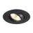 SLV New Tria 75 Plafondlamp Aluminium Zwart Rond 8.3W 750lm 38D - 930 Warm Wit | Zaagmaat 75mm -  Beste Kleurweergave - Dimbaar 