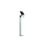 Steinel LED Sokkel Lamp XSolar GL-S Post Zilver 150lm - 840 Koel Wit| Solar - Bewegings- en Lichtsensor 