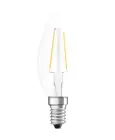 Ledvance Classic LED E14 Kaars Filament Helder 2.5W 250lm - 827 Zeer Warm Wit | Vervangt 25W